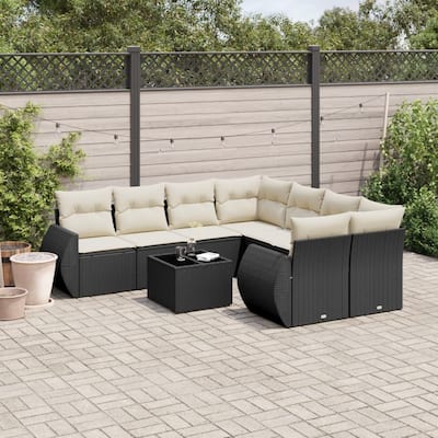 vidaXL Garden Sofa Set - 21.7 x 21.7 x 14.6