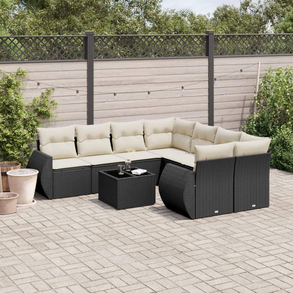 vidaXL Garden Sofa Set - 21.7 x 21.7 x 14.6