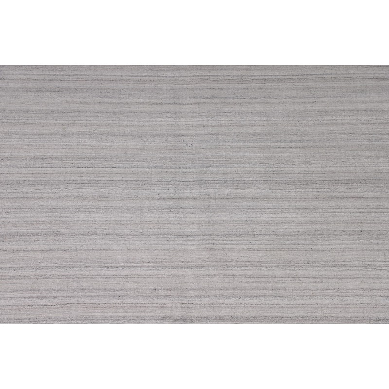 Striped Gabbeh Indian Area Rug Handmade Wool Carpet - 9'3" x 11'8"