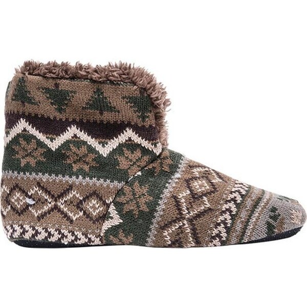 muk luks men's slipper booties