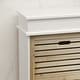 preview thumbnail 8 of 8, 61"Tall 4 Drawer Shoe Cabinet Space Saving(White&Oak)