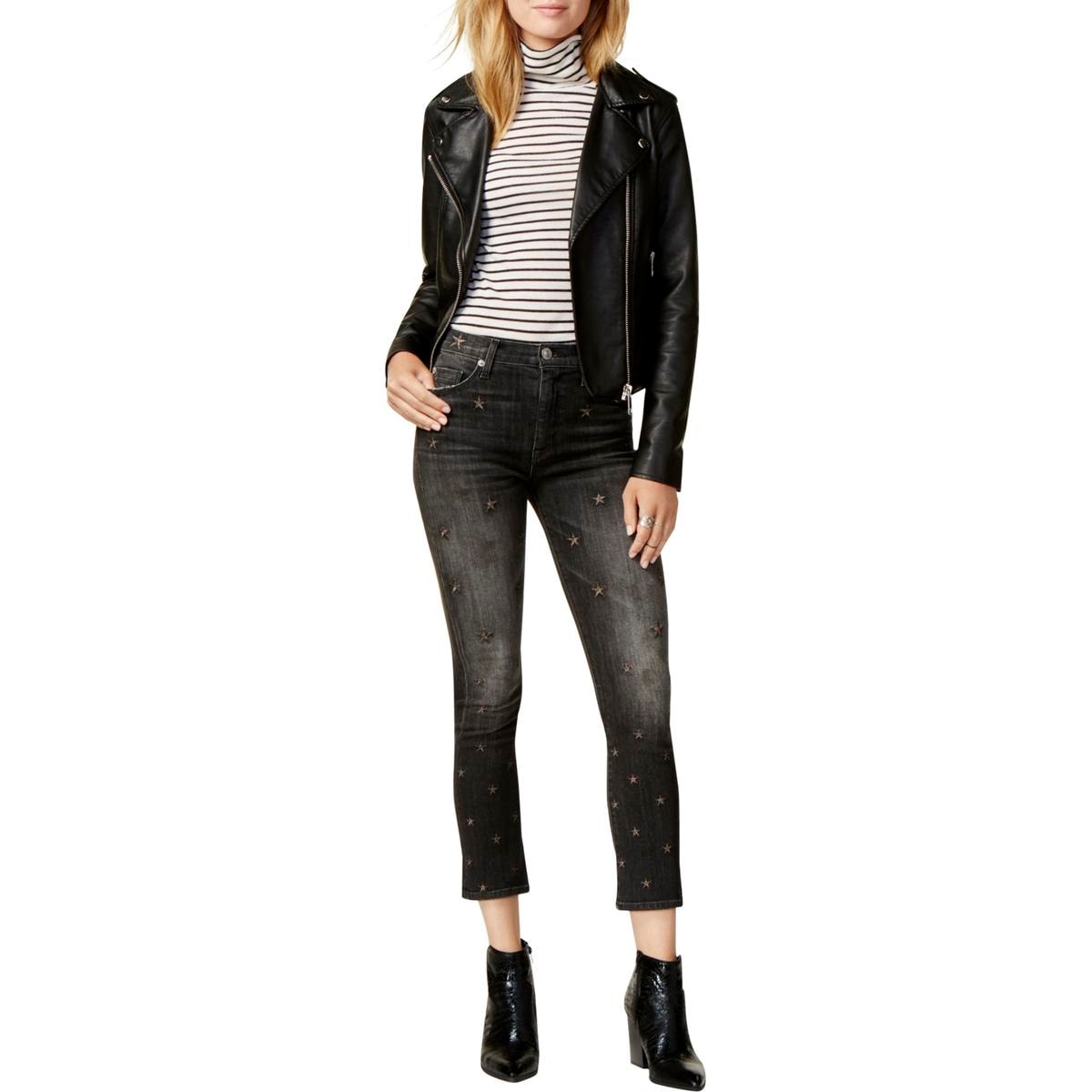 hudson embroidered jeans