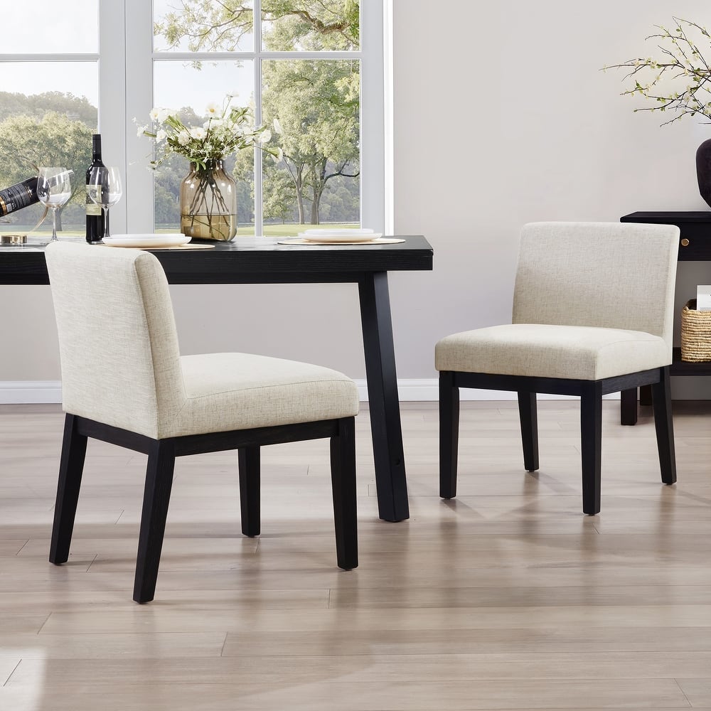 Vintage 20.5"W Upholstered Dining Chairs with Wood Frame