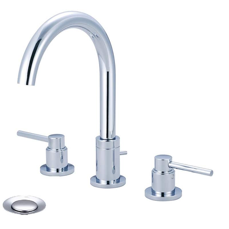 Pioneer Faucets Motegi 1.2 GPM Widespread Bathroom Faucet with 2 Lever - Polished Chrome