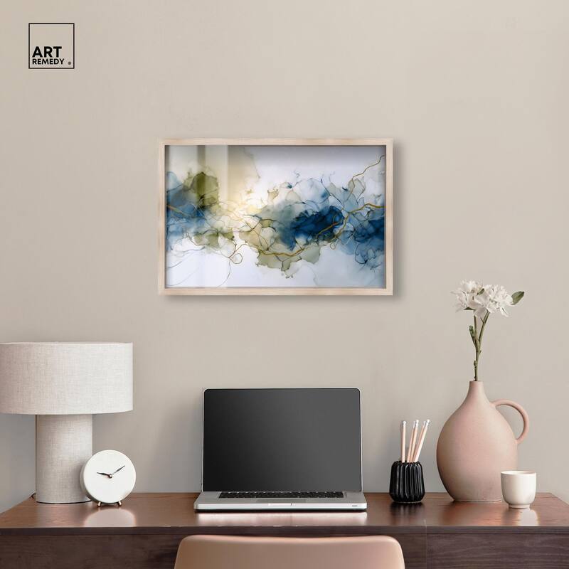 Fluid Geode Shadowbox by Art Remedy