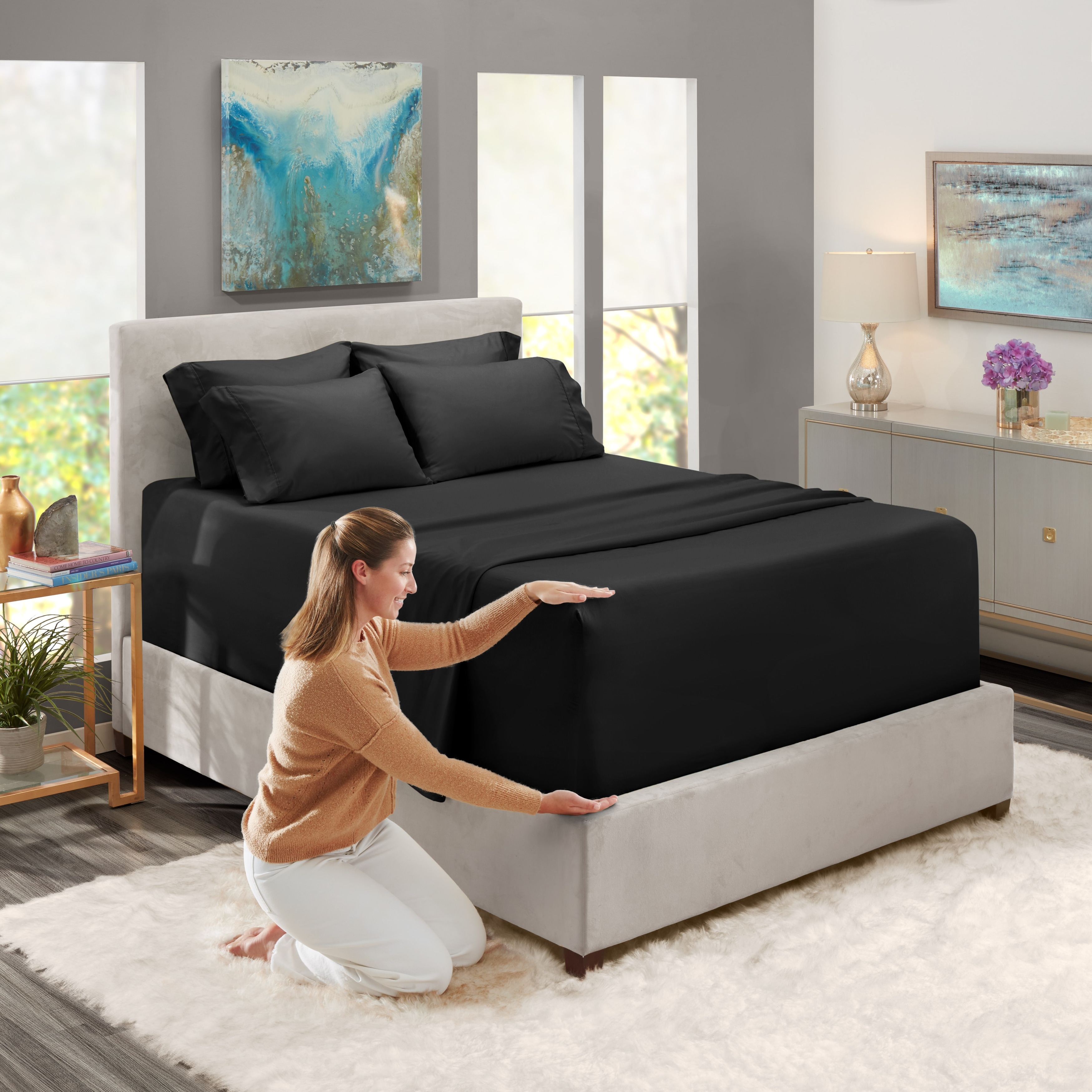 Bed bath and beyond deep pocket queen sheets sales