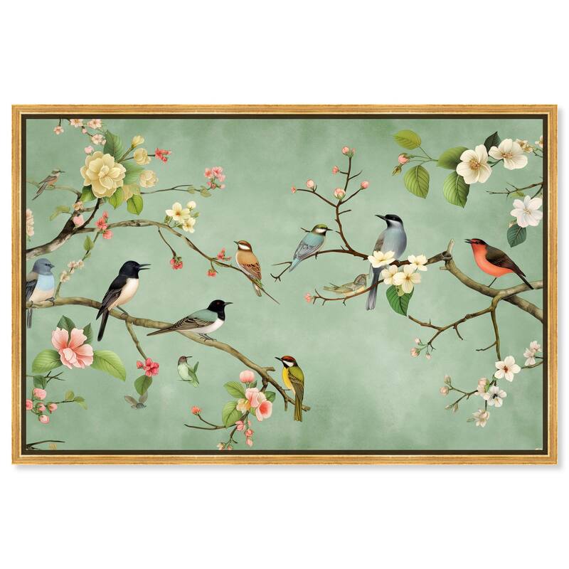 Restful View Canvas by Art Remedy - Gold - 45" x 30"