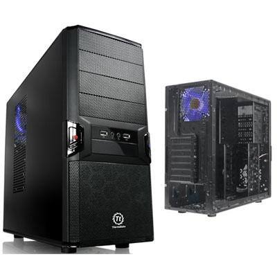 Shop Thermaltake V3 Black Edition Secc Plastic Atx Mid Tower Computer Case Vl80001w2z Black Overstock 17160375