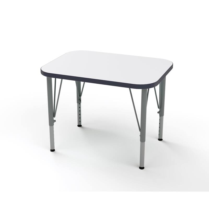 Tot Mate Versa Kids Desk Rectangle Large Surface (32" x 24") Classroom Table, Write-On/Wipe-Off Dry Erase Top