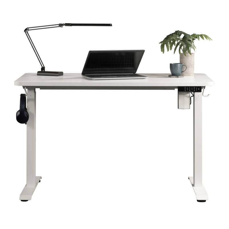 Engineered Wood Contemporary Sit/Stand Desk with Four Preset Heights