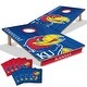 preview thumbnail 1 of 5, Kansas Jayhawks NCAA Tailgate Cornhole Board Set Include Carrying Case