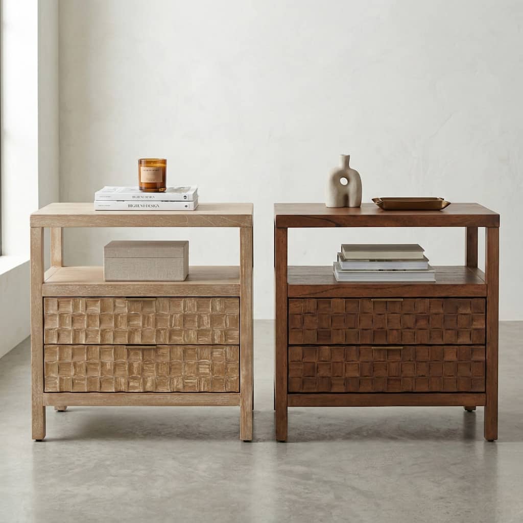 NPD Furniture Terrena 2-Drawer Accent Table