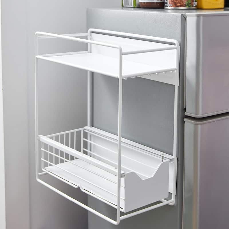 Suprima® Magnetic Fridge Sliding Shelf by DormCo