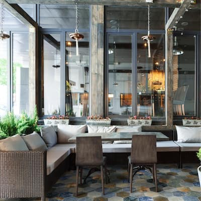 Merola Tile Dorne Hex Mix 8-5/8" x 9-7/8" Porcelain Floor and Wall Tile