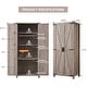 preview thumbnail 9 of 26, Farmhouse Storage Cabinet, Armoire, Rustic Pantry, Versatile Storage