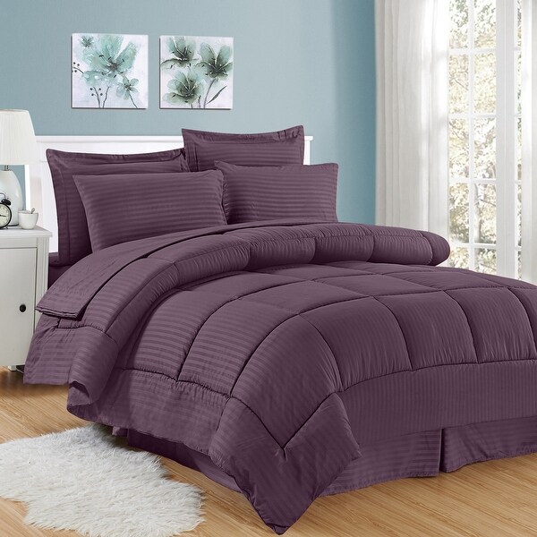 Luxury 5 Piece Bed-In-A-Bag Down Alternative Comforter /& Sheet Set 12 Colors