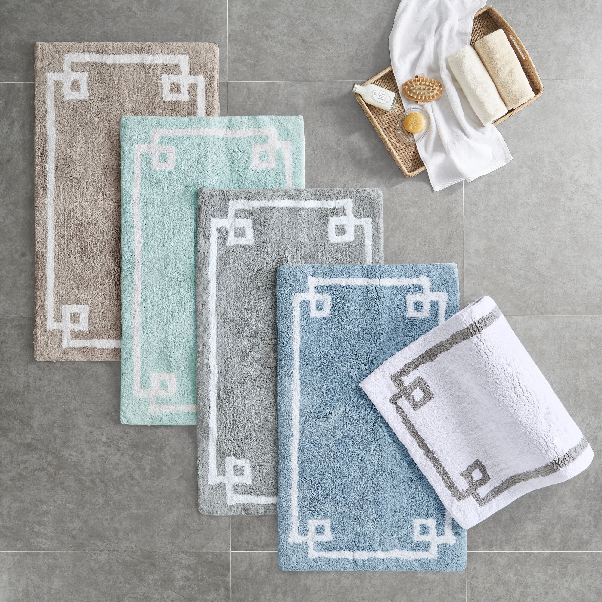 Waterford Soft Tufted Cotton Bath Rugs