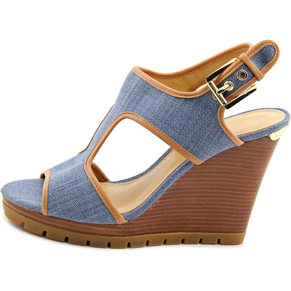 michael kors gillian mid wedge sandals