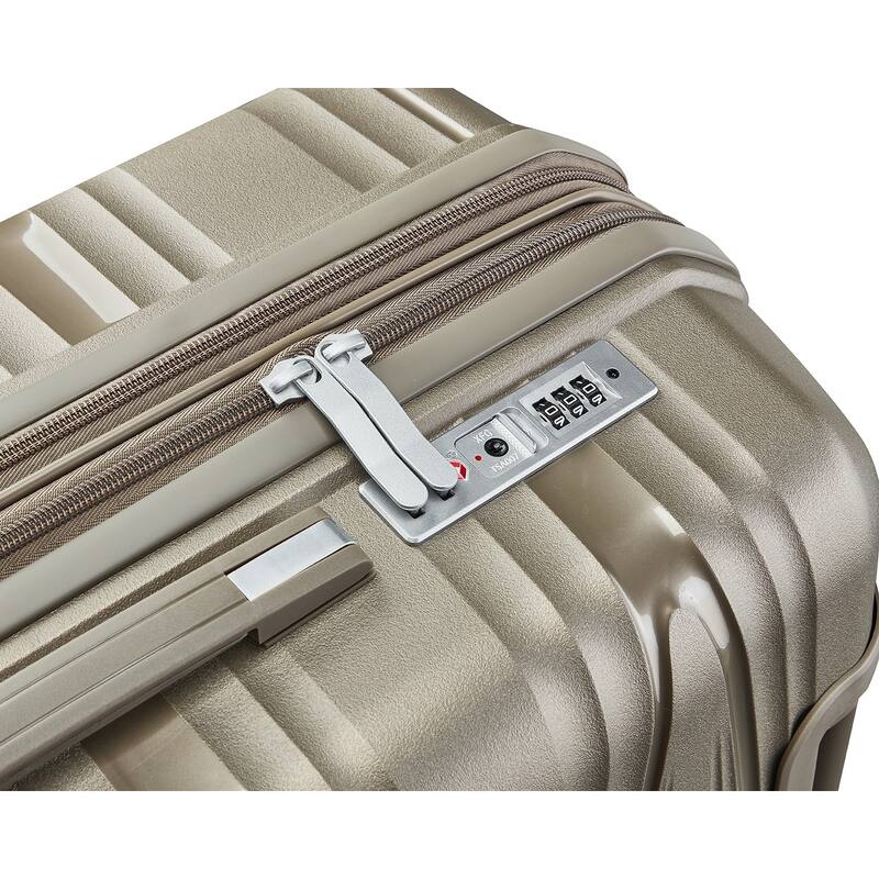 Luggage 4 Piece Sets(14/20/24/28), Carry on Hard Shell Lightweight Expandable Suitcase Set with Spinner Wheels & TSA Lock