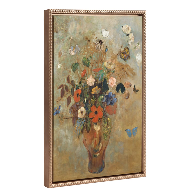 Sylvie Beaded Still Life Flowers Canvas by Art Institute of Chicago - 18x24