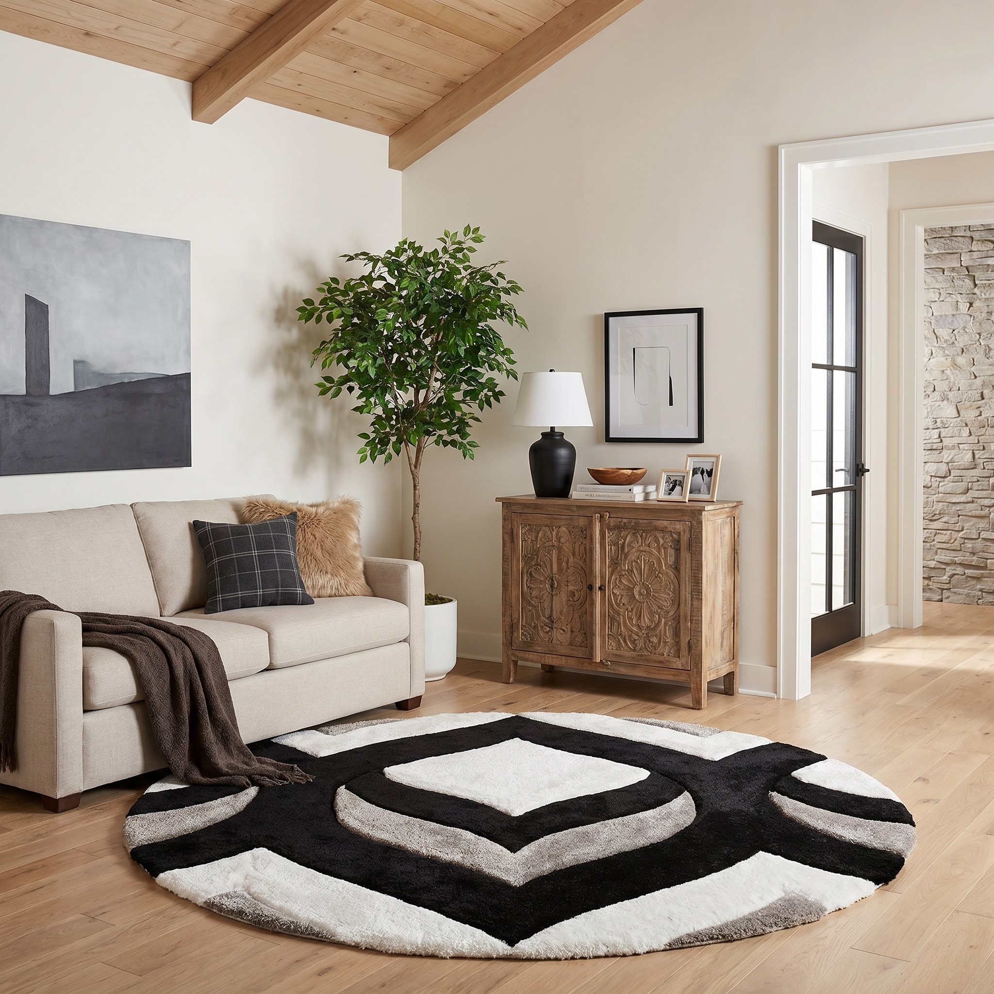 MDA Rugs Mateos Shag Abstract Designed Area Rug - Overstock - 44151394