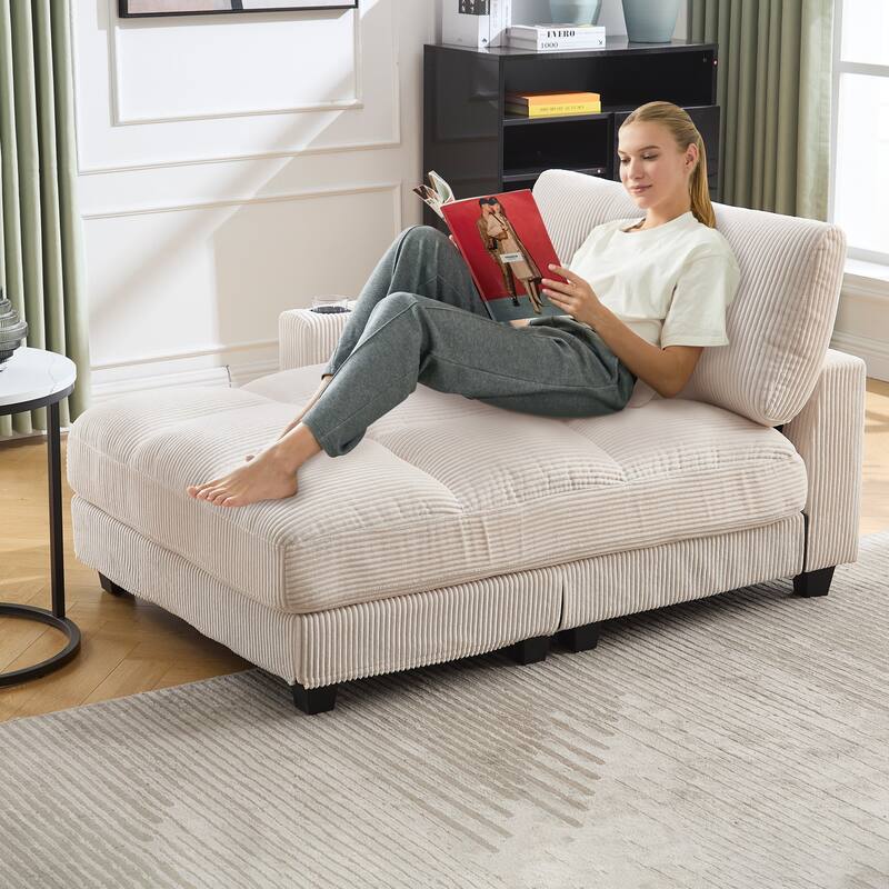 Sleeper Sofa Couch Bed,Oversized Chaise Lounge Chair Cozy Cloud Couch