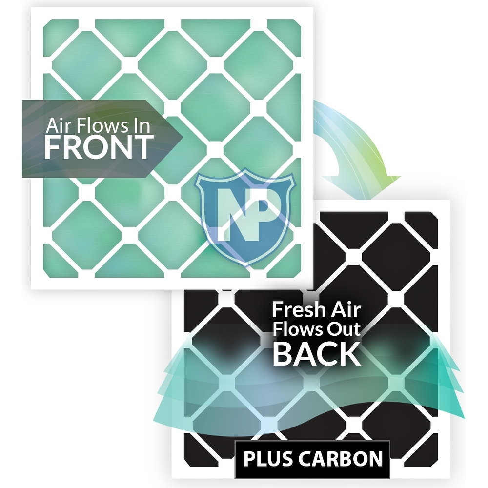 Nordic Pure 10x25x1 MERV 13 Pleated AC Furnace Air Filters 3 Pack
