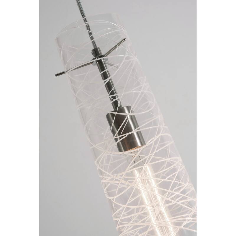 Aspects Spun 1-light Satin Nickel Pendant