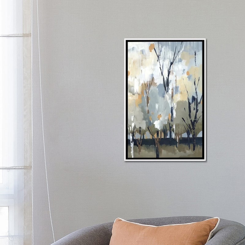iCanvas "Silversong Birch I" by Lera Framed Canvas Print