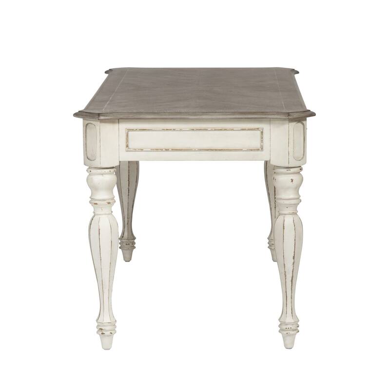 Magnolia Manor Antique White Weathered Bark Writing Desk