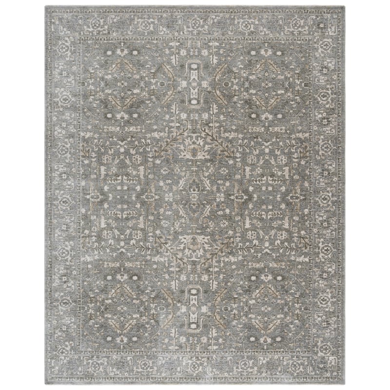 SAFAVIEH Vintage Overdye Orsolya Rug - Green/Grey - 9' x 12'