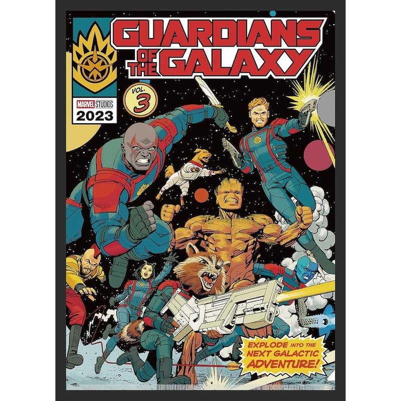Guardians of the Galaxy - Comic Cover Framed Art Poster - 24 x 36 Inch