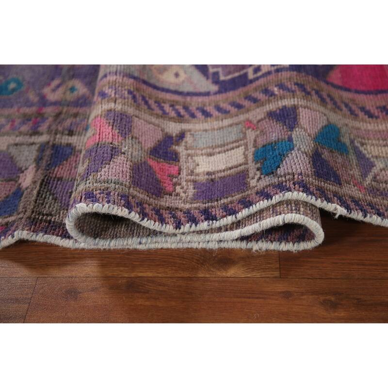 Over-Dyed Bakhtiari Persian Vintage Area Rug Hand-Knotted Wool Carpet - 6'2"x 9'5"