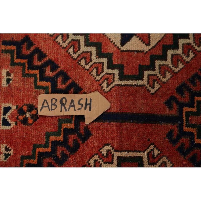 All-Over Geometric Bakhtiari Persian Area Rug Handmade Wool Carpet - 5'0"x 10'9"