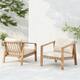 Option Light Teak+Beige Cushion