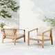 Option Light Teak+Beige Cushion