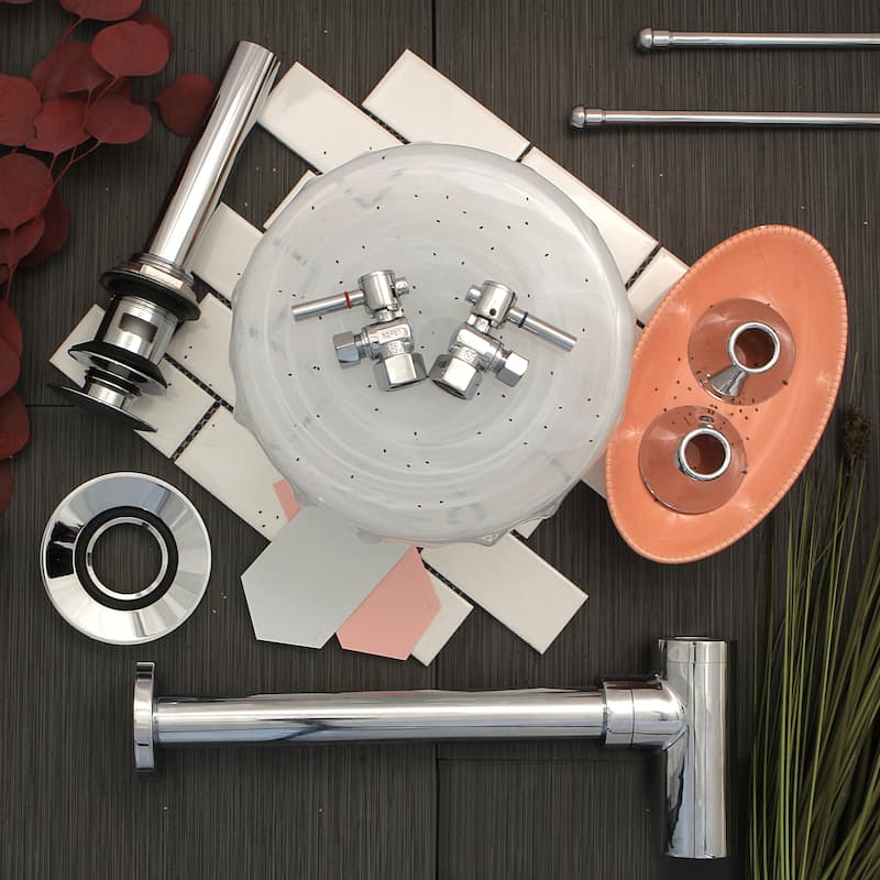 Fauceture Vessel Sink Mounting Ring in Brushed Nickel