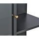 preview thumbnail 25 of 25, Rye Studio Cairyn Modern Glass and Metal Cabinet