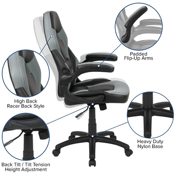 gaming chair with monitor