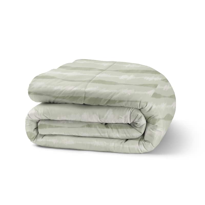 TIE-DYE STRIPE SAGE Comforter Set By Kavka Designs - On Sale - Bed Bath ...