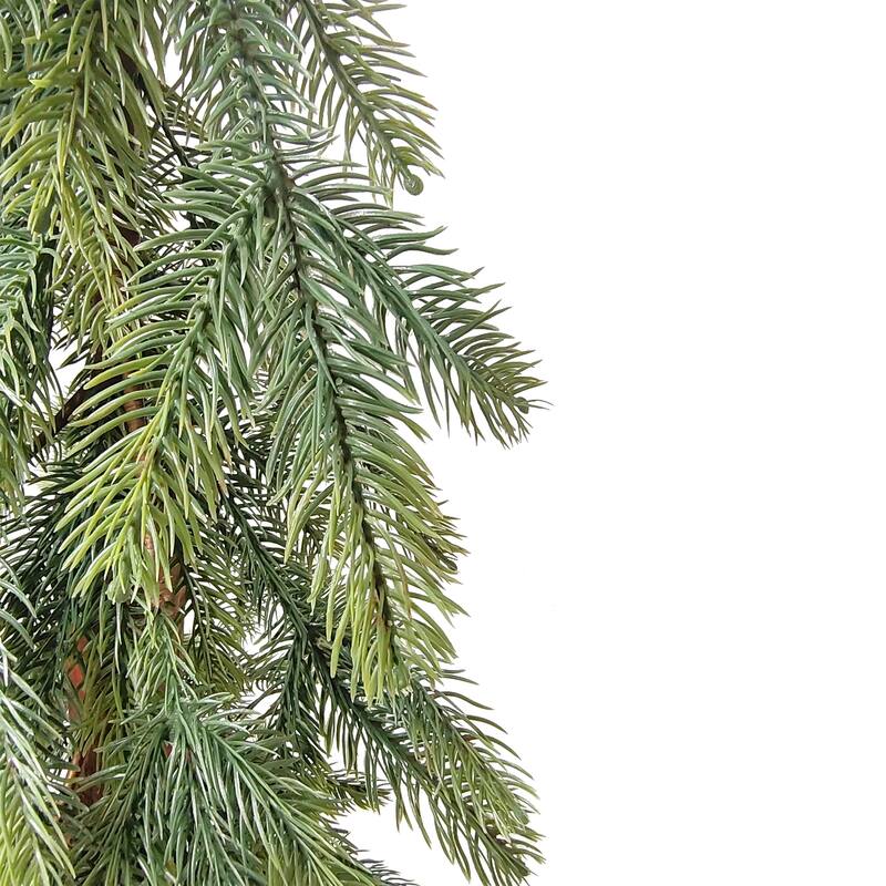 Artificial Downswept Pine Christmas Tree - 6' - 5'
