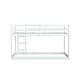 preview thumbnail 7 of 8, Wooden Twin over Twin Loft Bed with Ladder, White