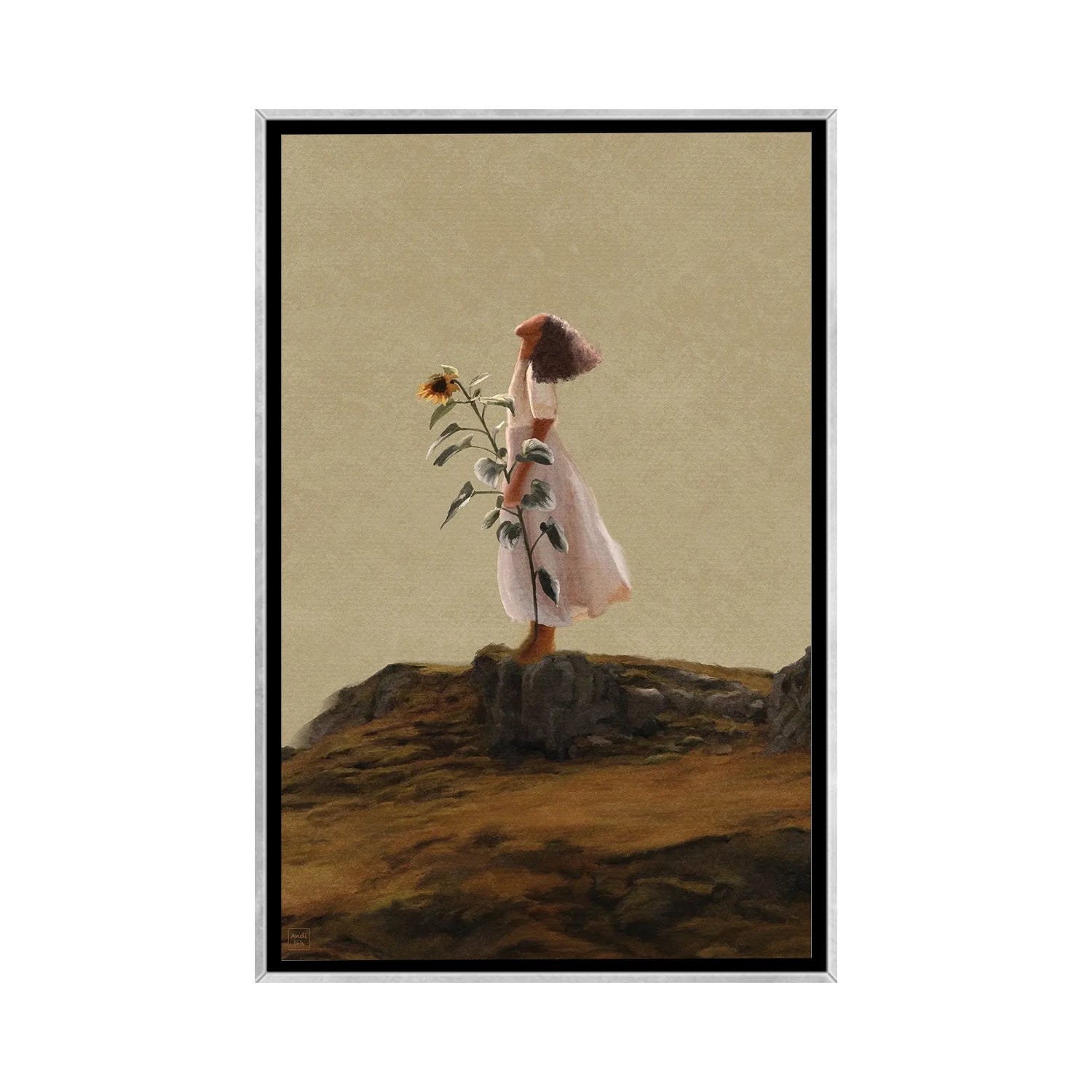 iCanvas "Hopeful" by Andileh Framed