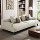 preview thumbnail 2 of 15, Modern Gray Cotton Upholstered Sofa for Living Room 82.6'W x37.4"D x 29.9"H 