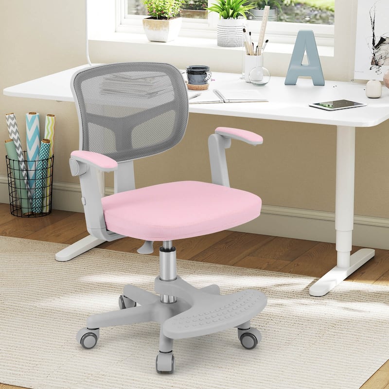 Costway Kids Desk Chair Children Study Chair with Adjustable Height, - See Details