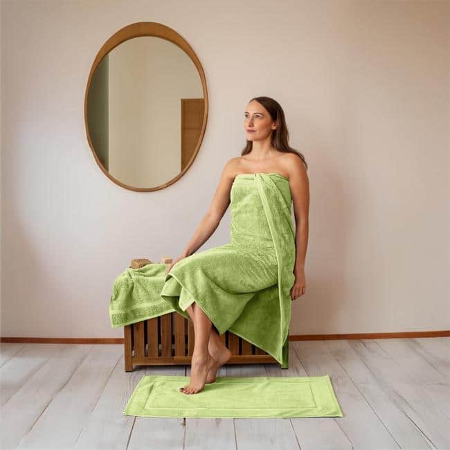 Classic Turkish Towels - Cambridge 100% Turkish Cotton Jumbo SPA Bath Sheet, Quick Dry