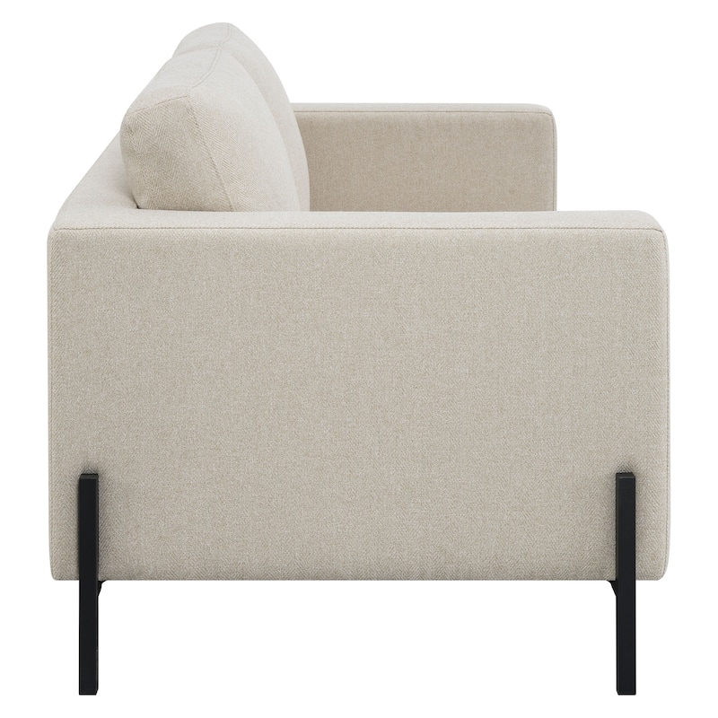 Dulcie 3-piece Upholstered Loose Back Sofa Set