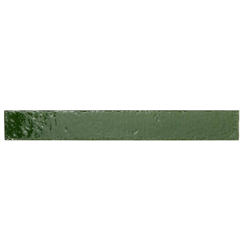 Valenza 2x16 Tropical Green Ceramic Zellige Subway Wall Tile (10.76 sq ft/case) - 50 Pack