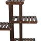 9-tier Indoor/Outdoor Wood Shelf Mobile Plant Stand