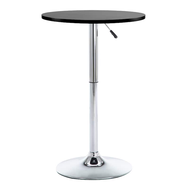 360 Swivel Round Pub Table Height Adjustable Bar Table 25-35 inches - N/A
